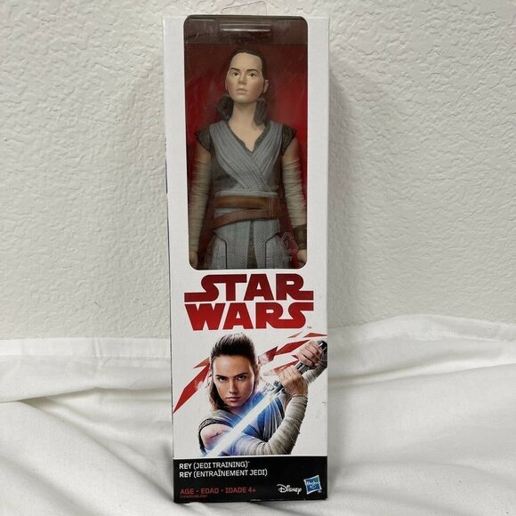 NEW: Hasbro Star Wars The Last Jedi 12 Inch Rey Jedi Training Action Figure - Picture 1 of 4